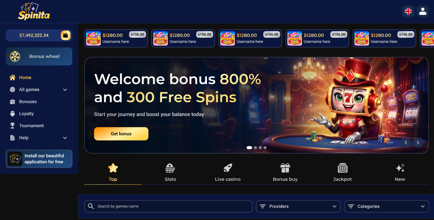 Spinita Official Deutschland Online Casino